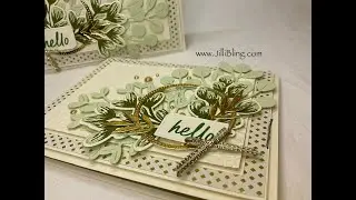 Golden Greenery - Avid Stampers FREE Card Kits (1 of 3) - Summery Card