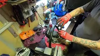 Stihl 241 viritys(ei hyvä)versio1/Stihl 241 porting not so good version #poweredbypartaorava