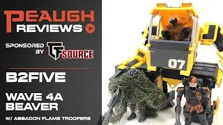 Video Review: B2Five Acid Rain World Wave 4A - Beaver and Abaddon Flame Trooper Set