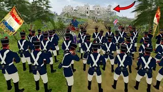 Napoleon's Army Siege of CASTLE WALLS! - Men of War: BITFA Napoleonic Wars Mod Battle Simulator