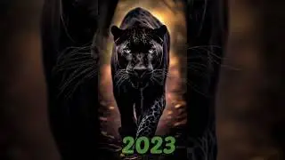 2023 Black panther and 5000 bce black panther | Animal Evolution World | #viral #shorts #trending
