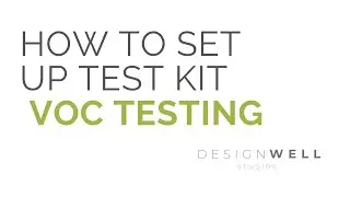 VOC test kit instructions