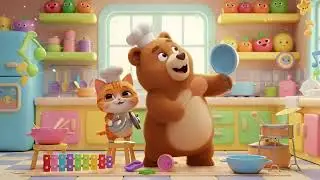 Spoons and Cups Noisy Kitchen Band Song for Kids | Fun Music & Nursery Rhymes for Toddlers 🥄🥣🎶
