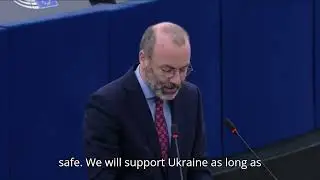 Manfred Weber's Speech on Confidence in the New European Commission