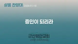 증인이 되리라 / 샬롬찬양대
