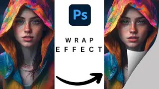 Create Wrap Effect in Adobe Photoshop | Beginners Tutorial | Rizvi Graphic Designer #video #edit 