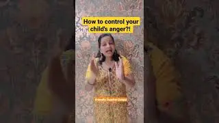 How to control your child's anger ?! #shorts #anger #education #teacher #angermanagement