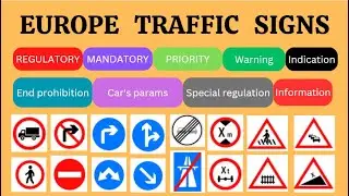 Traffic signs for Europe | Symbols