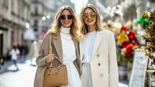 Milan Street Fashion March 2025 | Elegant Italian Spring Outfits & Trendy Daily Wear Vlog