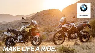 IN THE SPOTLIGHT: BMW F 750 GS and BMW F 850 GS.