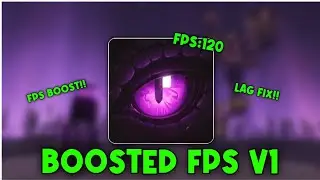 🚀 BOOSTED FPS V1 for MCPE 1.21+ | Lag Fix, Max FPS & Ultra Smooth ⚡