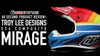 NEW Troy Lee Designs SE4 Mirage Helmet | BTO Sports 60 Second Review