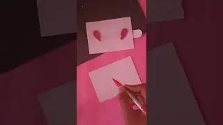 Heart stick gift for friends ❤️#youtube shorts#Creative art #Campus art
