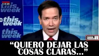 🚨 &iexcl;&Uacute;LTIMA HORA! Rubio RESPONDE con FUERZA a la IZQUIERDA sobre Venezuela y Sanciones