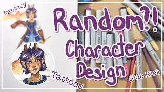 RANDOM Character Design?! ☆ Traditional Art ☆ Marker ☆ Copic Art ☆
