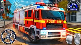 City Rescue Fire Truck 3D Game - 911 Firefighter Job Simulator | Android Gameplay