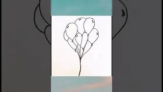 #shorts #draw #easydrawing #drawing #balloon&rsquo;s 🎈
