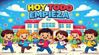 🎒 Hoy Todo Empieza | Canción de Bienvenida al Año Escolar 🎶 Regreso a Clases Feliz