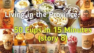 Vlog#17 : Living in the Province 🇵🇭 | Coffee Shop Project (story 8) - 50 cups in 15 minutes