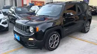 Jeep Renegade 1.8 Longitude Autom&aacute;tico Preto 2016