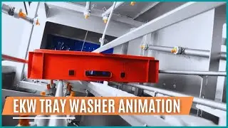 EKW Tray Wash System | Automated Crate Washing | AES Food Equipment