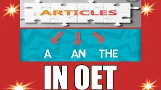 #ARTICLES IN OET# sharing simple knowledge#