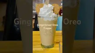 How to make an Gingerbread Oreo Frappe #coffeefrappe #frapp&eacute; #gingerbread #christmasmusic