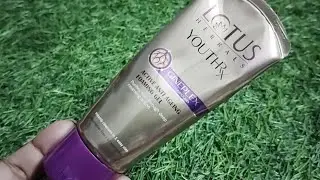 Lotus anti ageing foaming gel face wash review