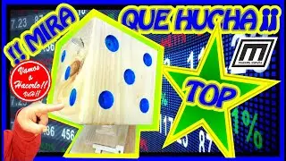 💰 COMO HACER UNA HUCHA DE MADERA 🧿 CON FORMA DE DADO 💰