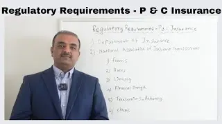Regulatory Requirements - P & C Insurance