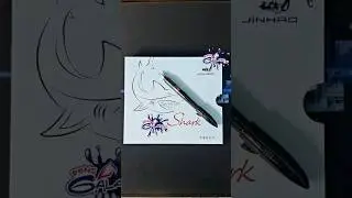 Jinhao Shark Fountain Pen | Black Transparent | Pens Galaxy BD | Jinhao Pens In Bangladesh