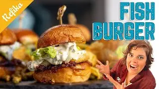 Простые мини-рыбные бургеры с фирменным соусом! 🍔 Хрустящие и вкусные! | Картофельные чипсы и гор...