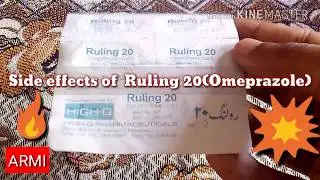 Side effects of Ruling 20(Omeprazole) medicine,dangerous???,Should we use it??Over dose side effects