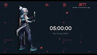 Jett animated audio responsive wallpaper // Wallpaper engine // VALORANT