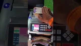SVPC💰Mix Money Counting Machine 💸No Talking Pure sound #viral #ytshorts  #reverse  #short Ep 297