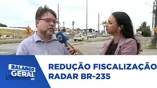 DNIT reduz limite de velocidade no km 2 da BR-235 próximo à saída de Aracaju de 60km/h para 40km/h
