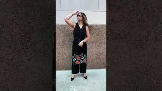 Paola&rsquo;s vibe is unstoppable, effortlessly rocking our Rose Black Multi Bag.
