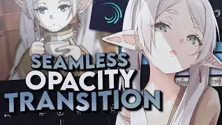 Smooth Seamless Opacity Transition Tutorial | Alight Motion