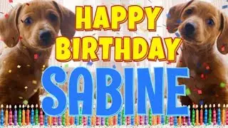 Happy Birthday Sabine! ( Funny Talking Dogs ) What Is Free On My Birthday