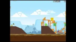 Angry Birds Chrome Dimension #1 (4-1) 3 Star Walkthrough
