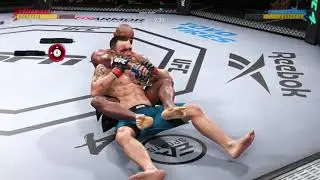 Kamaru Usman VS Convington UFC 4 Fight brutal KO ranked fight online