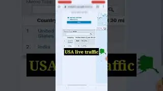 🔴USA live traffic | USA traffic kaise laen 😱 #blogging #adsense #cpc
