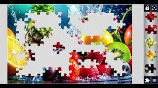 Fresh splash summer fruit's😍//#beautiful gaming puzzle 🧩@JigsawPuzzle928 