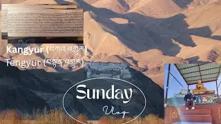 Reading the Sacred Kangyur at the Monastery | Buddhist Chanting & Rituals #buddhism #villagelife
