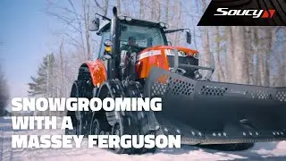 S-TECH 600GX | Snowgrooming and trail maintenance with a Massey Ferguson