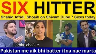 Shahid Afridi Shocked on Shivam Dub batting today IND vs NZ | Ramiz Speaks, PAK Media reaction