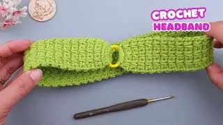 Easy Crochet Headband | Vivi Berry DIY