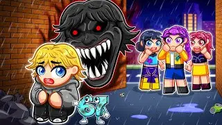 ABANDONED 67 KID Gets ADOPTED by HUNTRIX in Roblox! | Kpop Demon Hunters