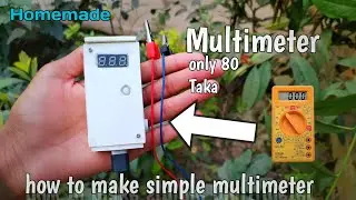 How to make simple multimeter🔥Multimeter//কেমন করে বানাবেন মাল্টিমিটার।