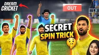 OUT Every Time! 😱 Dream Cricket 25 Spin Bowling Trick | Dream Cricket bowling tips